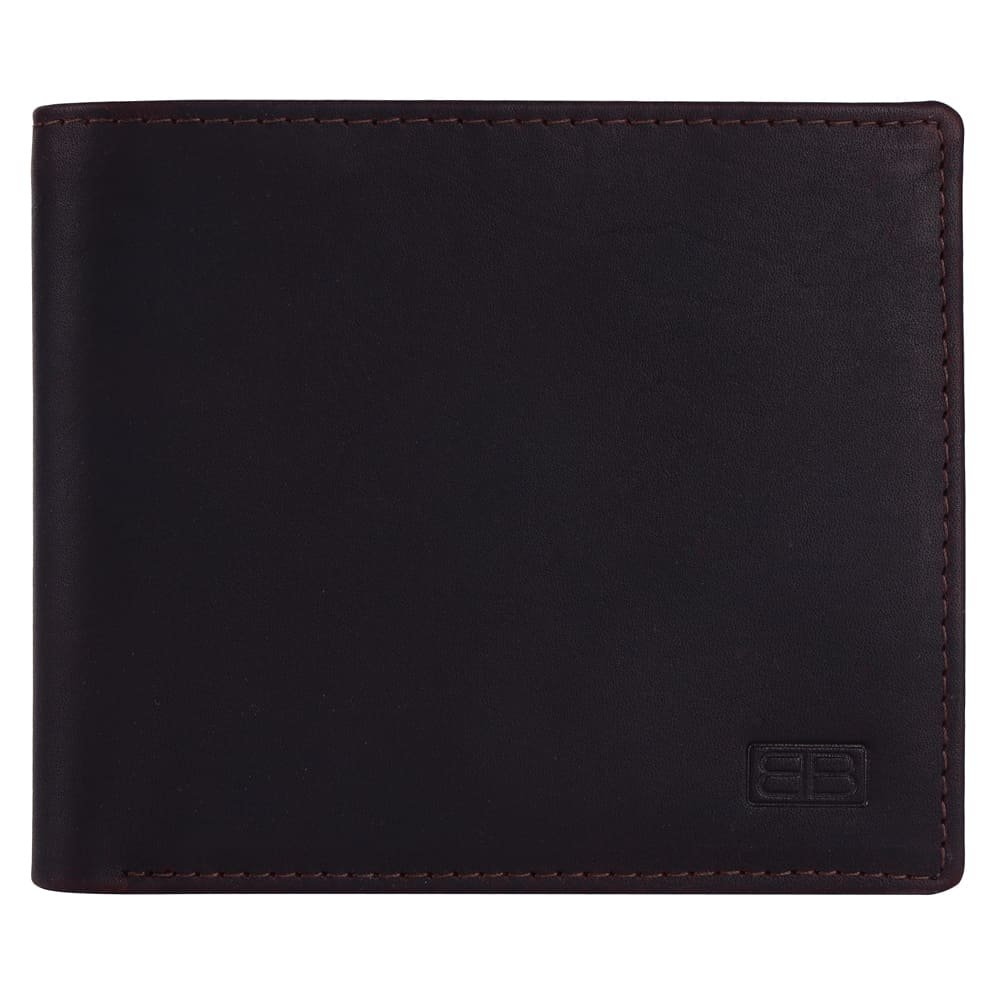 Genuine Leather Wallet for Men with Coin Pocket – Oil Pull Up Brown RFID Safe Bifold Wallet - Image 5