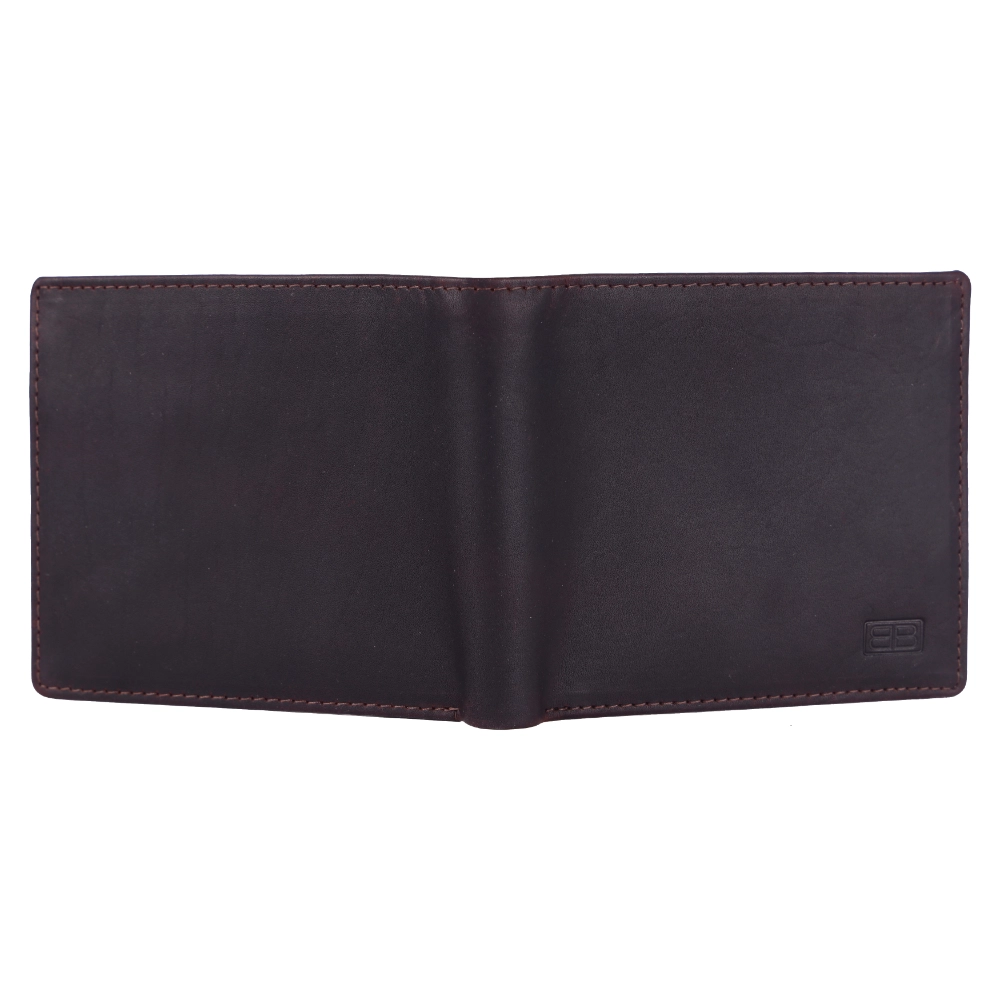 Brooklyn Bridge Genuine Leather Wallet for Men with Coin Pocket – Oil Pull Up Brown RFID Safe Bifold Wallet-BB-MLW-786-CW-FG-OPL-YS-BROWN 1