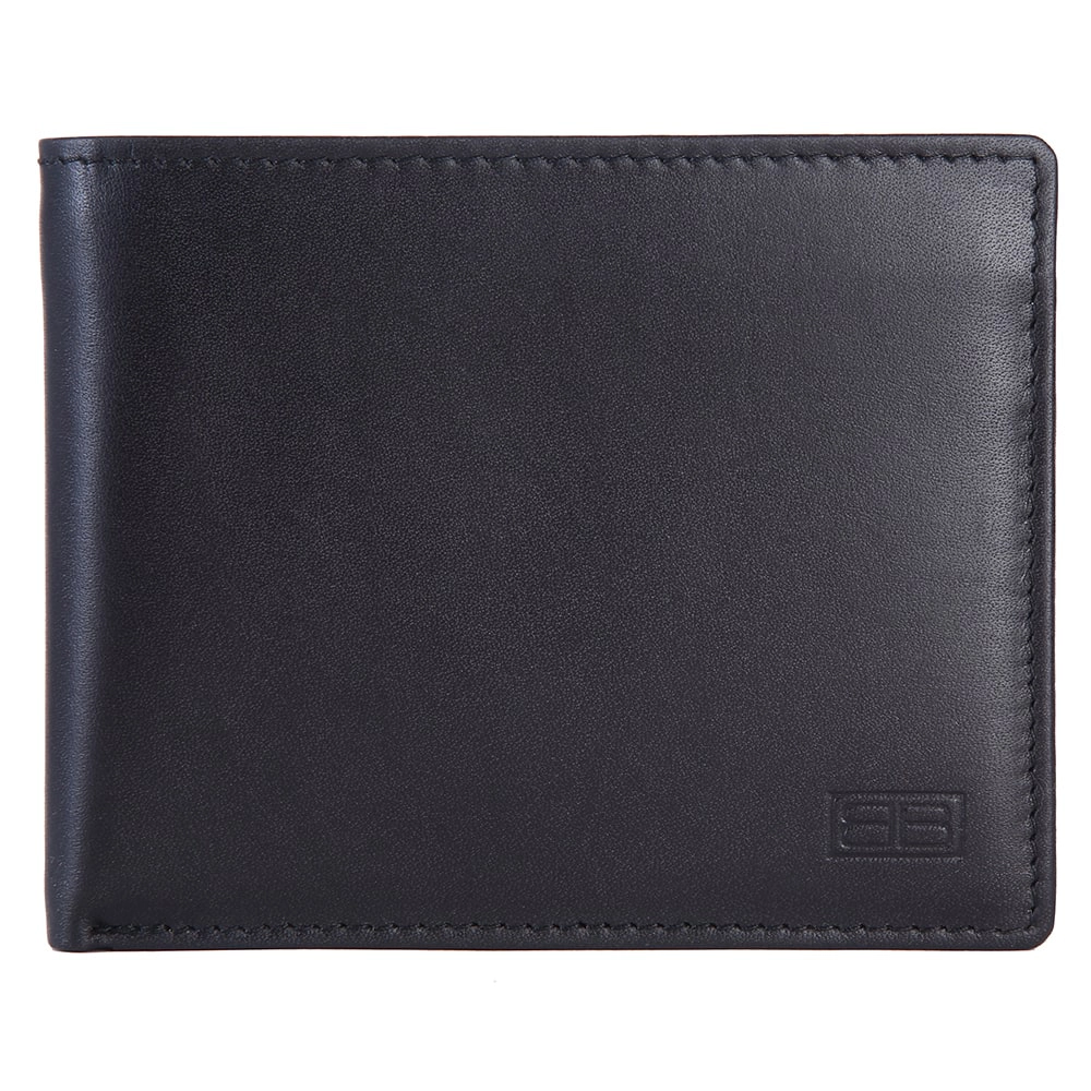 Brooklyn Bridge Vegetable Tanned Genuine Leather Wallet for Men – RFID Safe Bifold Wallet with Coin Pocket-BB-MW-788-CW-FG-VT-YS-BLACK 1