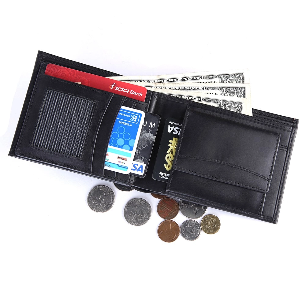 RFID Protected Genuine Leather Wallet for Men | Slim Bifold Card Holder Wallet - Image 6