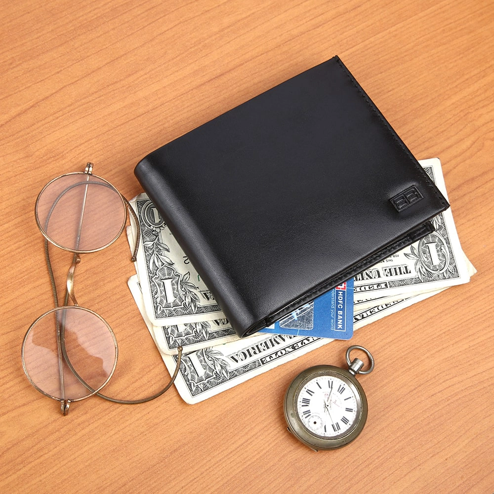 RFID Protected Genuine Leather Wallet for Men | Slim Bifold Card Holder Wallet - Image 5