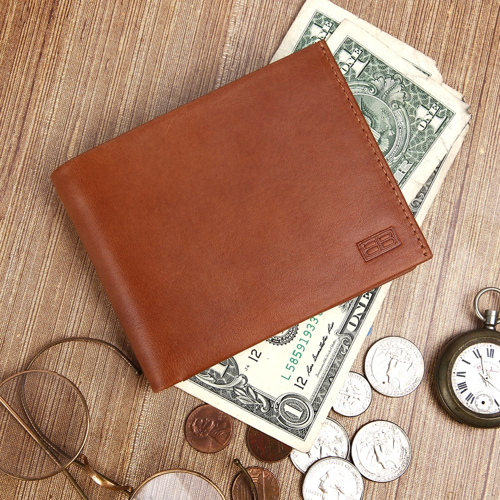RFID Protected Genuine Leather Wallet for Men | Slim Bifold Card Holder Wallet - Image 2