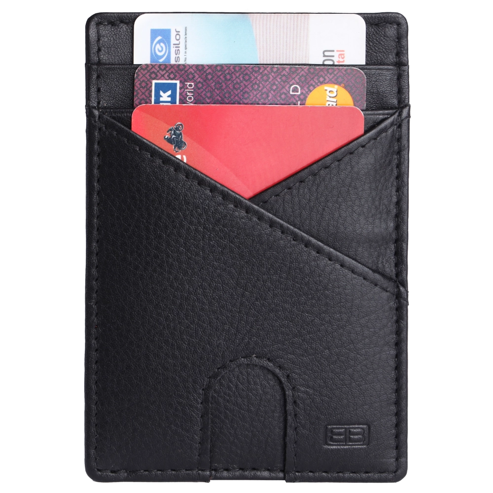 RFID Blocking Leather Card Holder Wallet for Men and Women - Image 6