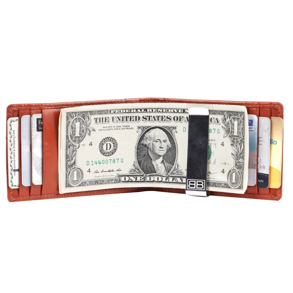 RFID Protected Leather Money Clip Wallet for Men - Image 11