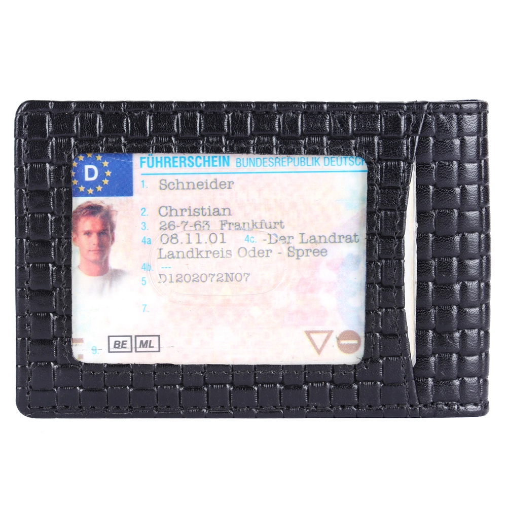Leather RFID Protected Money Clip Wallet | Front Pocket - Image 19