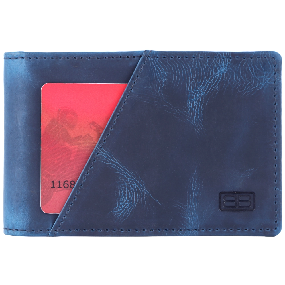 Slim RFID Protected Money Clip Wallet with Card Slots - Image 2