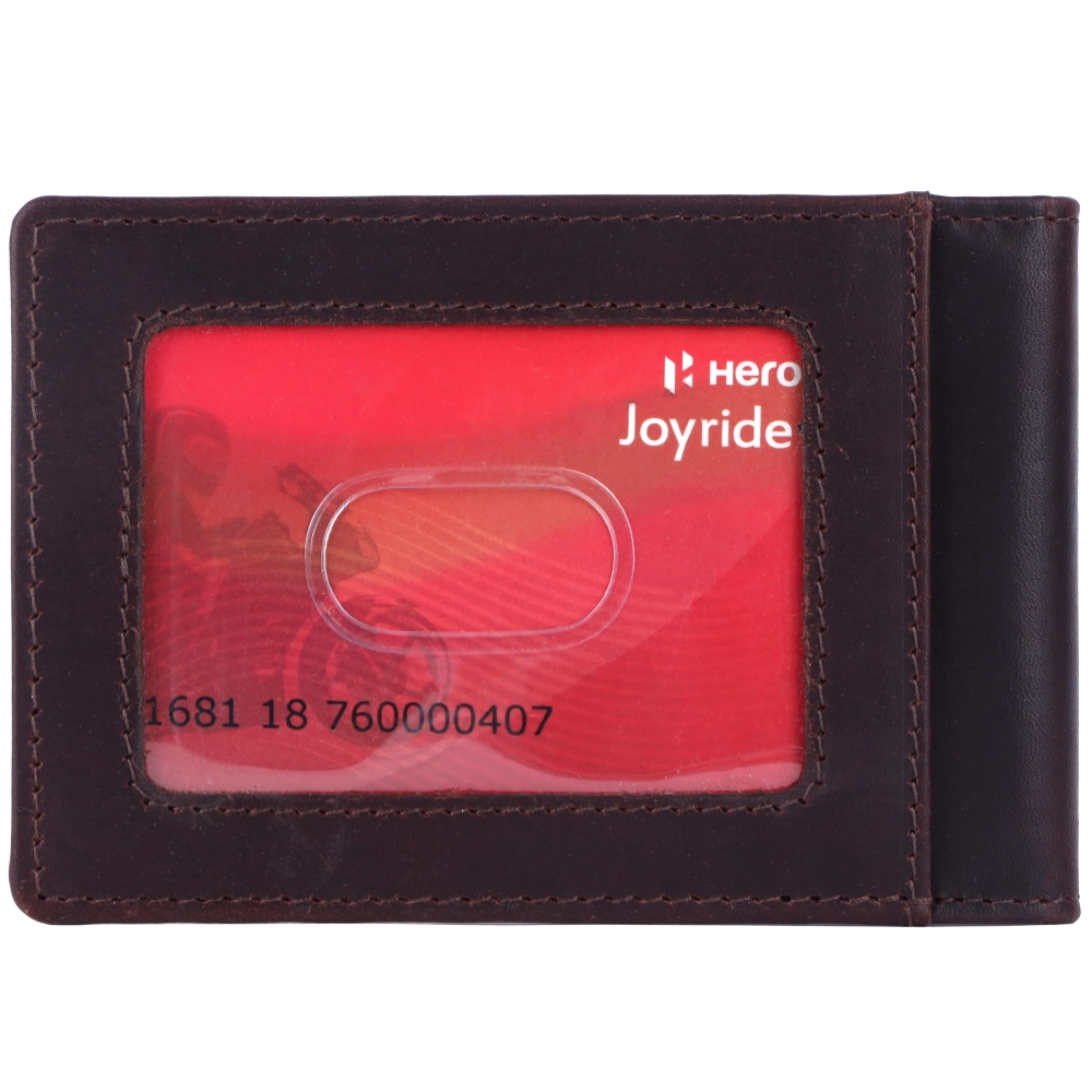 Slim RFID Blocking Money Clip Wallet with Card Slots - Image 6