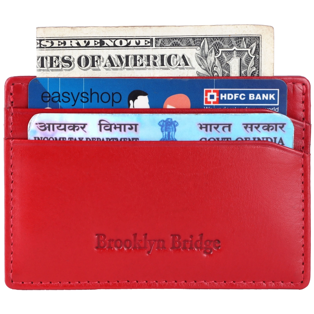 Premium RFID Protected Leather Card Holder for Everyday Use - Image 2