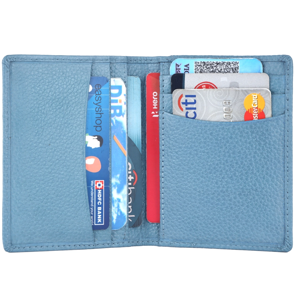 RFID Protected Genuine Leather Card Holder Wallet - Image 30