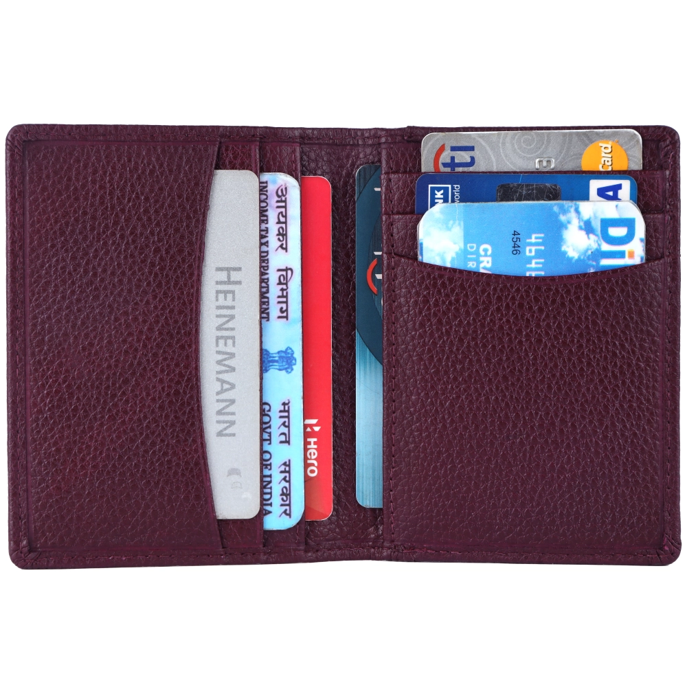 RFID Protected Genuine Leather Card Holder Wallet - Image 3