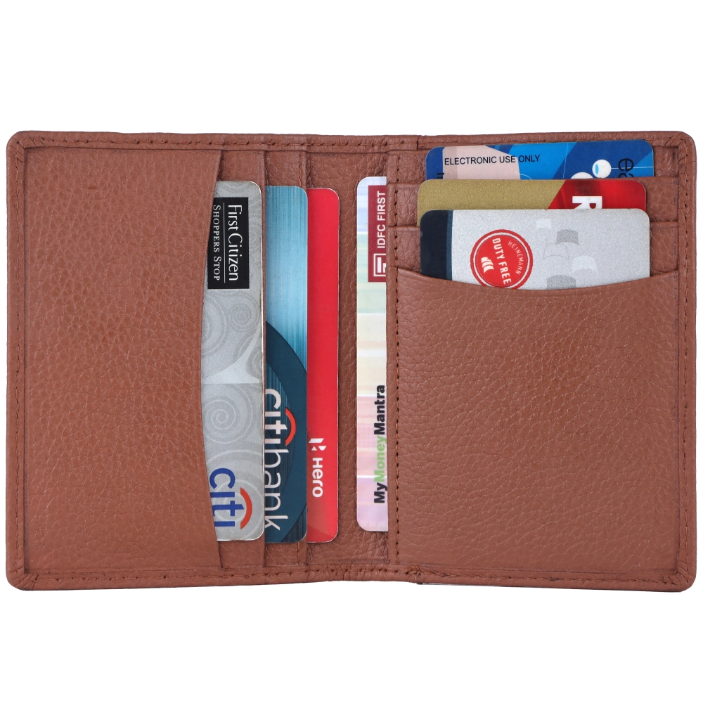 RFID Protected Genuine Leather Card Holder Wallet - Image 22