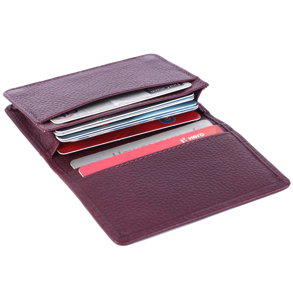 Premium RFID Protected Leather Card Holder Slim Wallet - Image 39