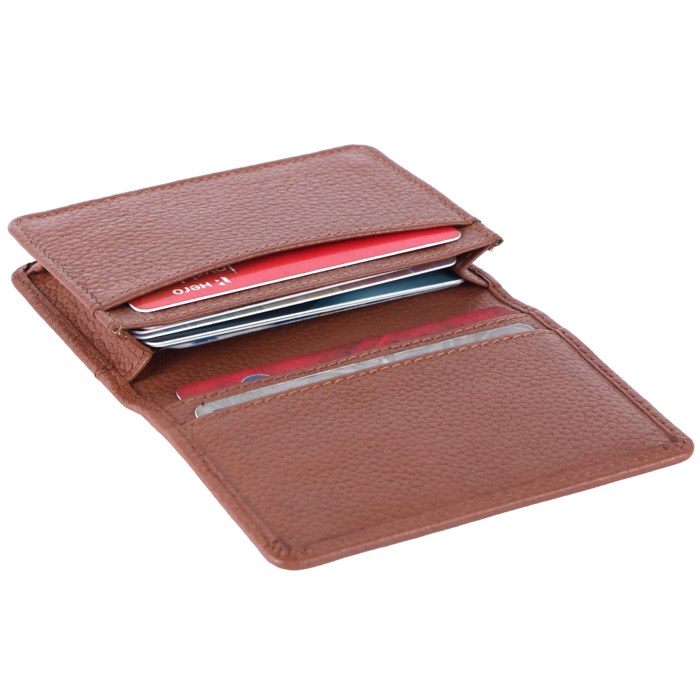 Premium RFID Protected Leather Card Holder Slim Wallet - Image 19