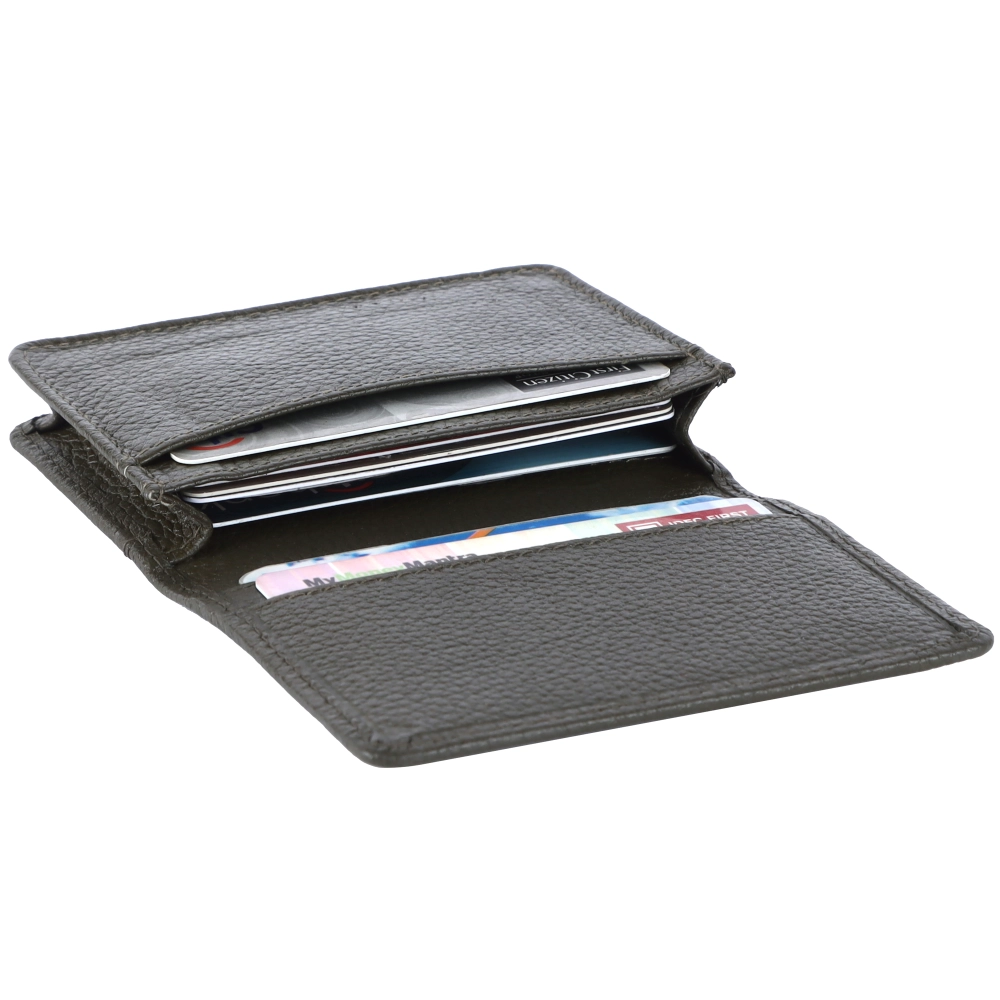 Premium RFID Protected Leather Card Holder Slim Wallet - Image 27