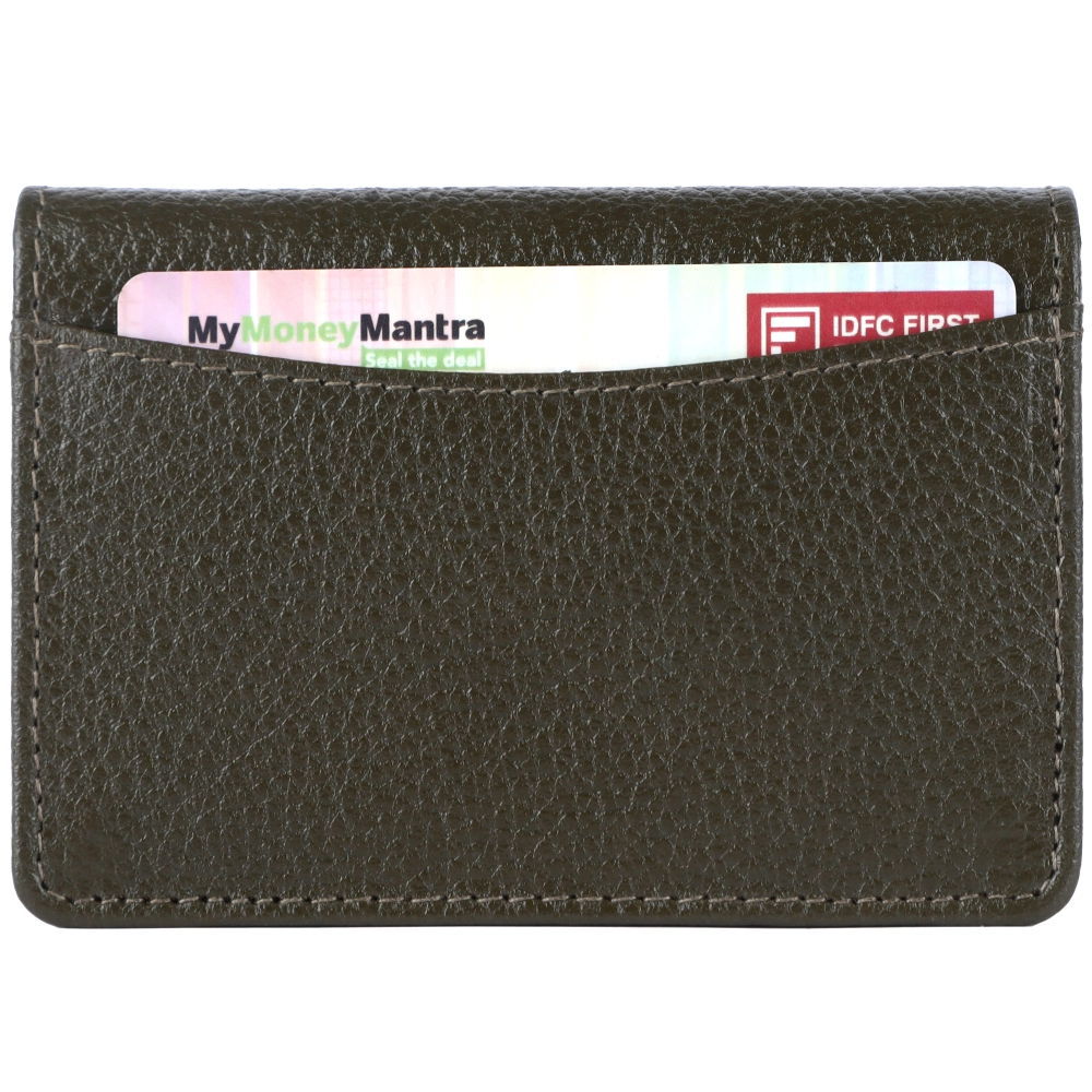 Premium RFID Protected Leather Card Holder Slim Wallet - Image 28