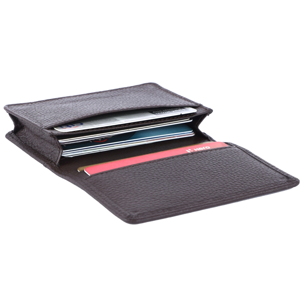 Premium RFID Protected Leather Card Holder Slim Wallet - Image 15