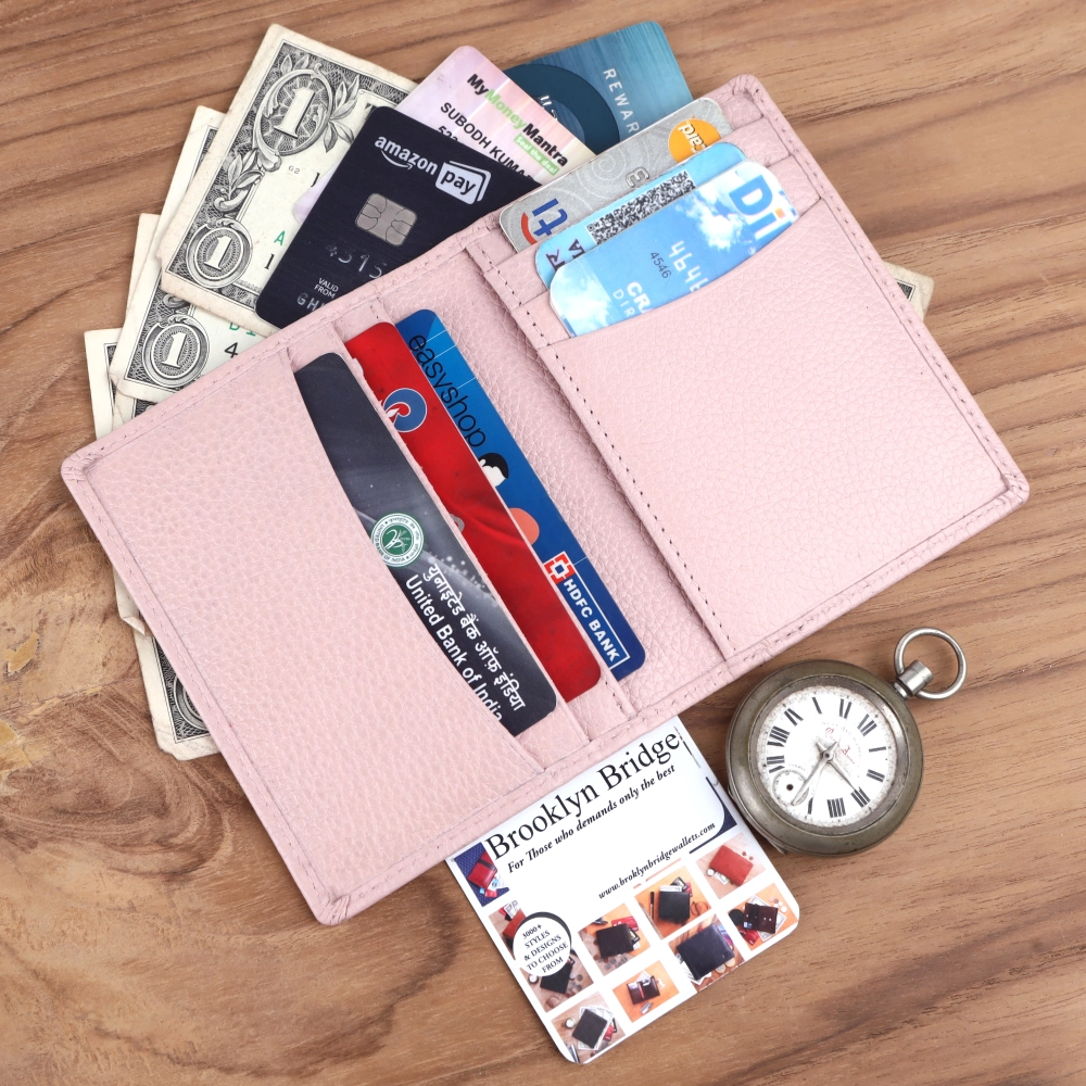 RFID Protected Genuine Leather Card Holder Wallet - Image 5