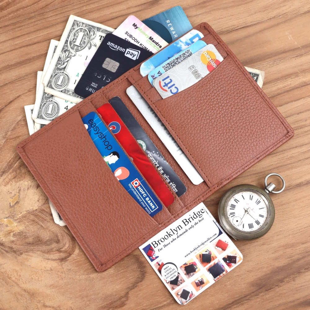 RFID Protected Genuine Leather Card Holder Wallet - Image 21