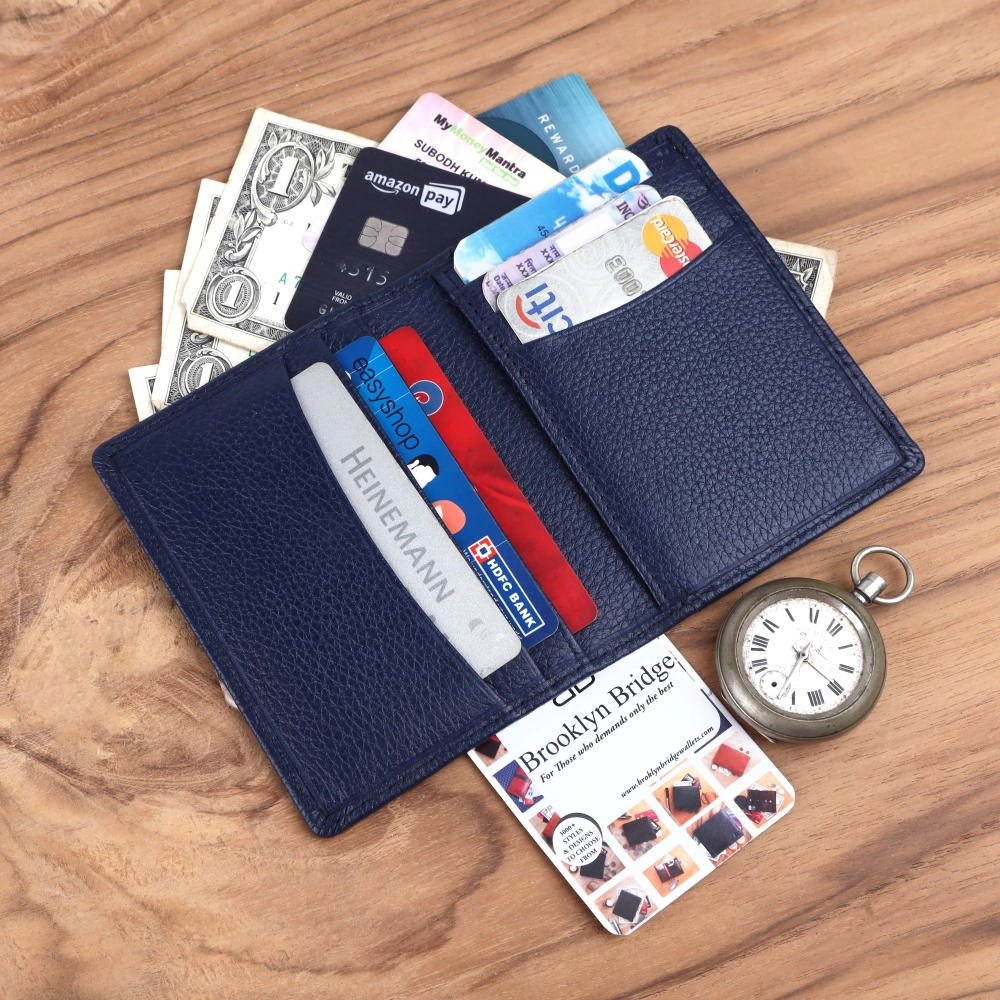 RFID Protected Genuine Leather Card Holder Wallet - Image 32