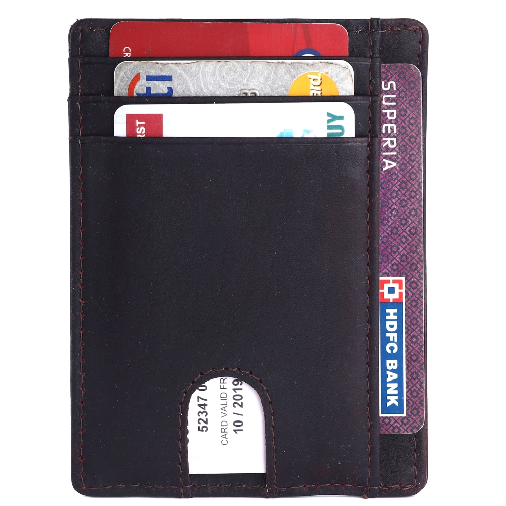 RFID Protected Card Holder Wallet for Secure Cards & Cash - Image 3