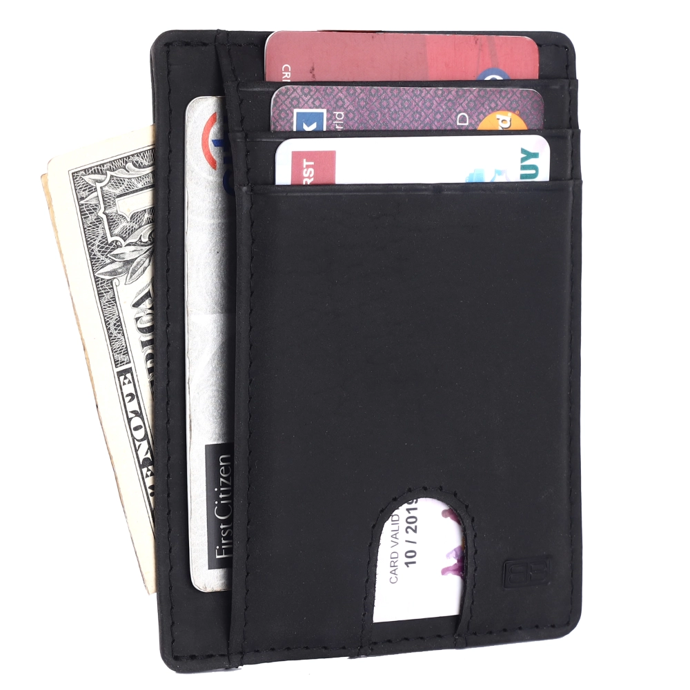 RFID Protected Card Holder Wallet for Secure Cards & Cash - Image 4