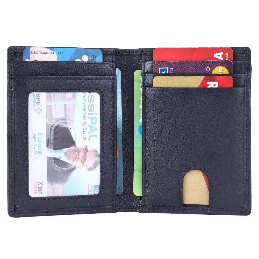 RFID Protected Pull Strap Card Holder Wallet for Daily Use - Image 3