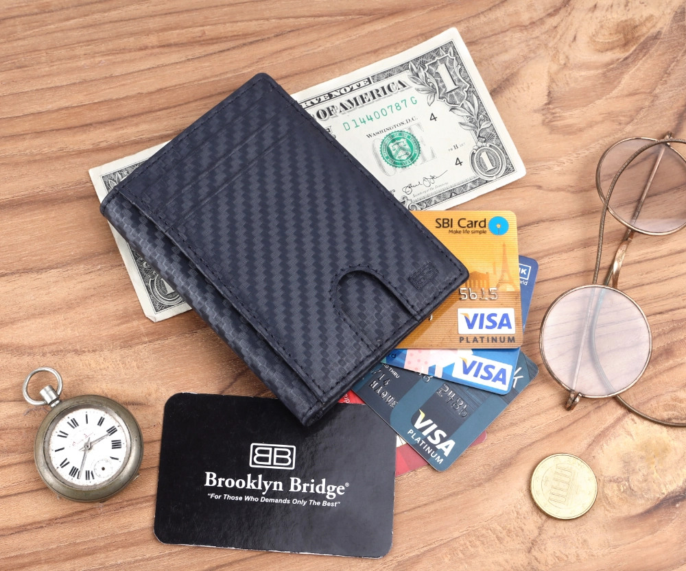 RFID Protected Pull Strap Card Holder Wallet for Secure Access - Image 11
