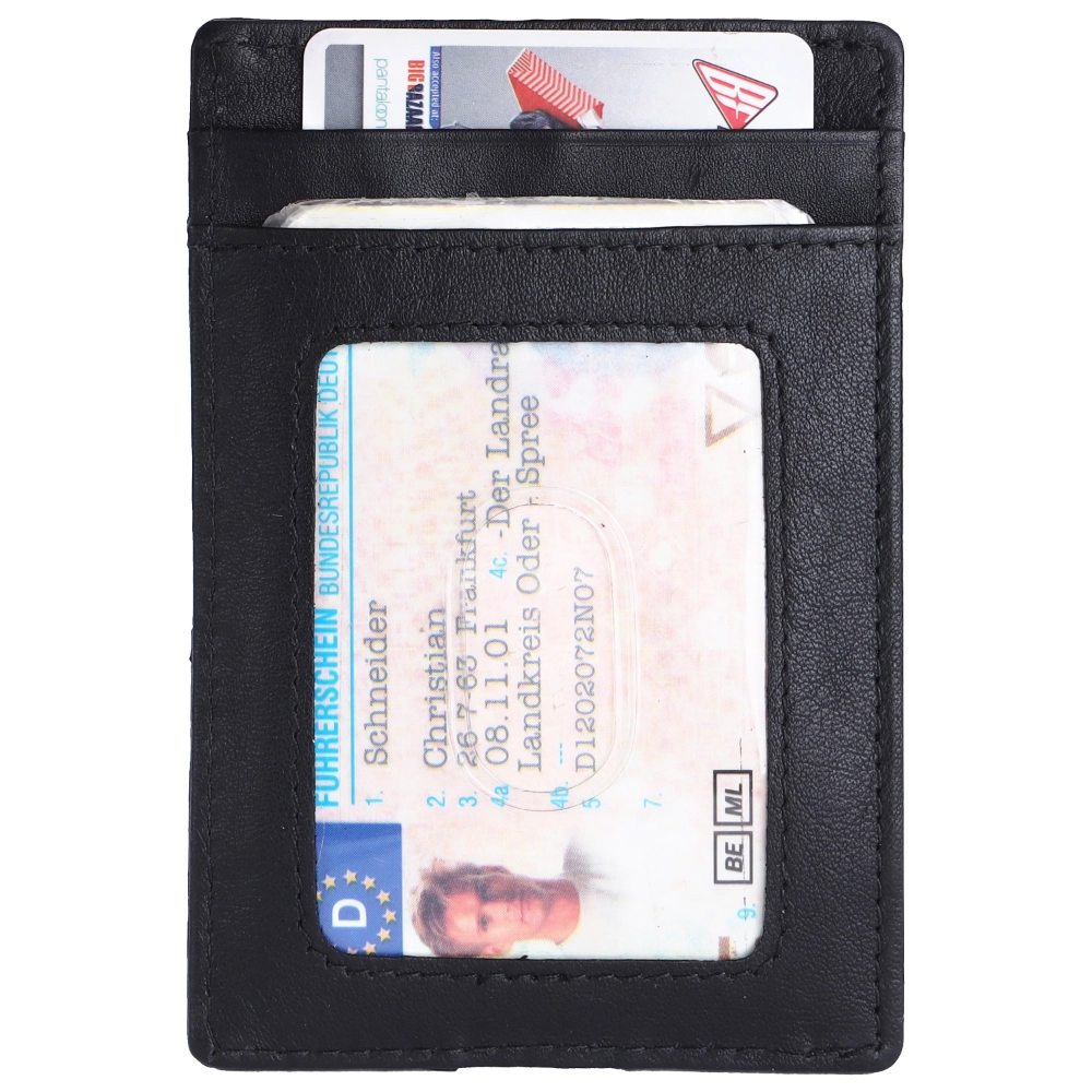 RFID Blocking Leather Card Holder Wallet for Men and Women - Image 7