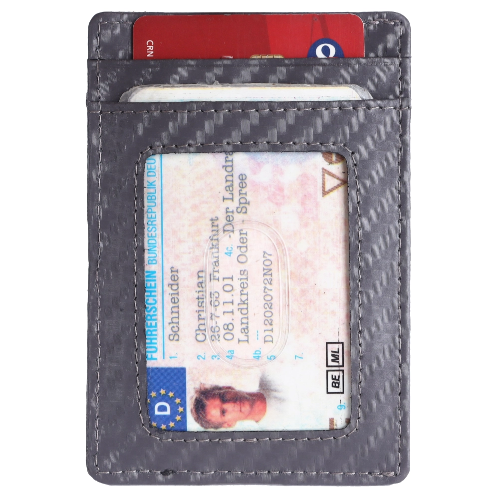 Premium RFID Protected Card Holder for Cards and Cash - Image 9
