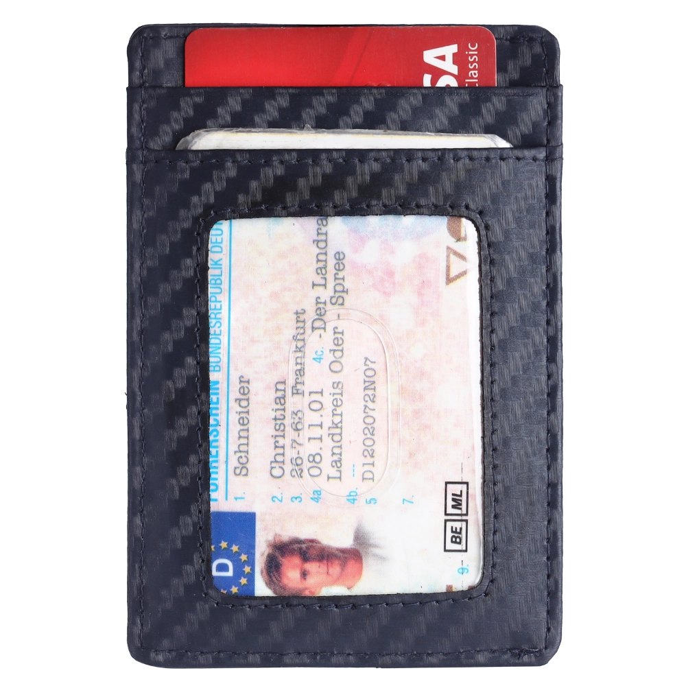 Premium RFID Protected Card Holder for Cards and Cash - Image 6