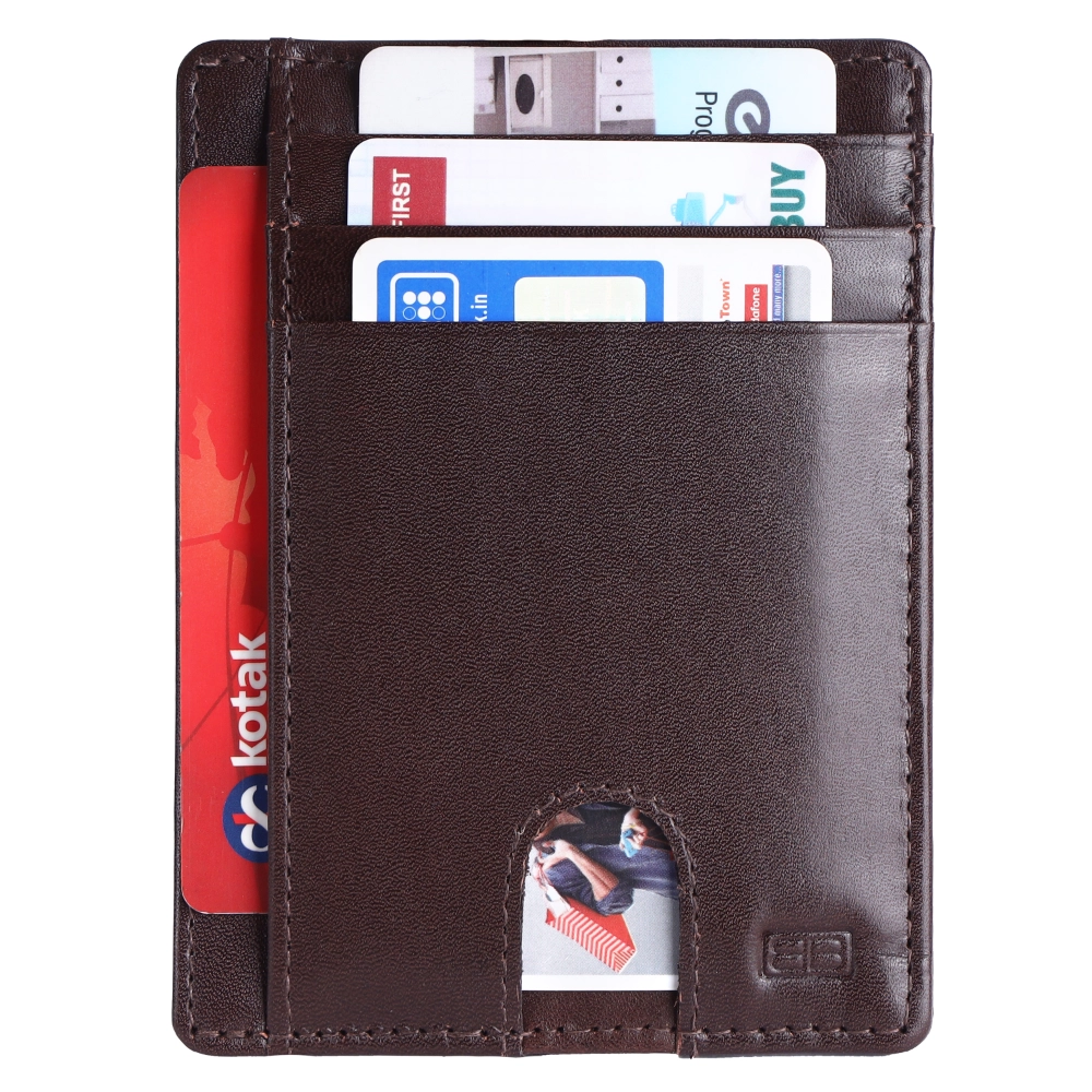 RFID Protected Genuine Leather Card Holder for Daily Use - Image 14