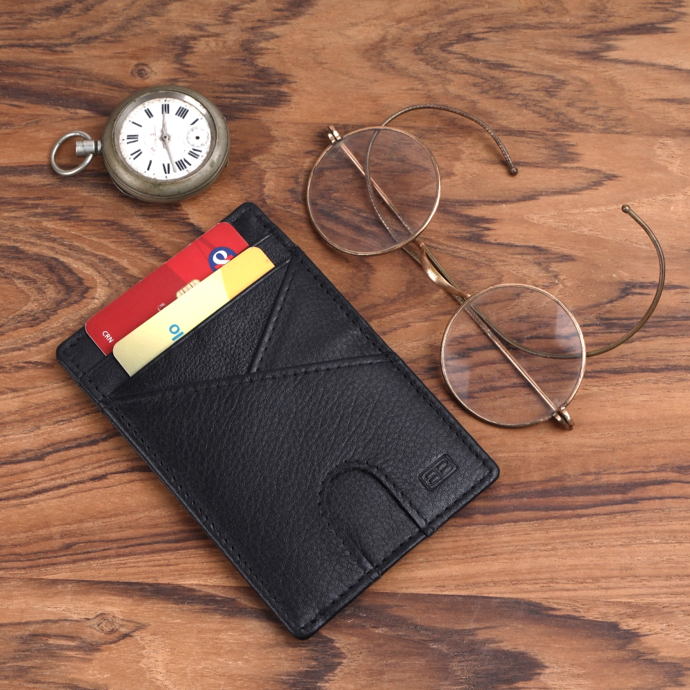RFID Blocking Leather Card Holder Wallet for Men and Women - Image 5
