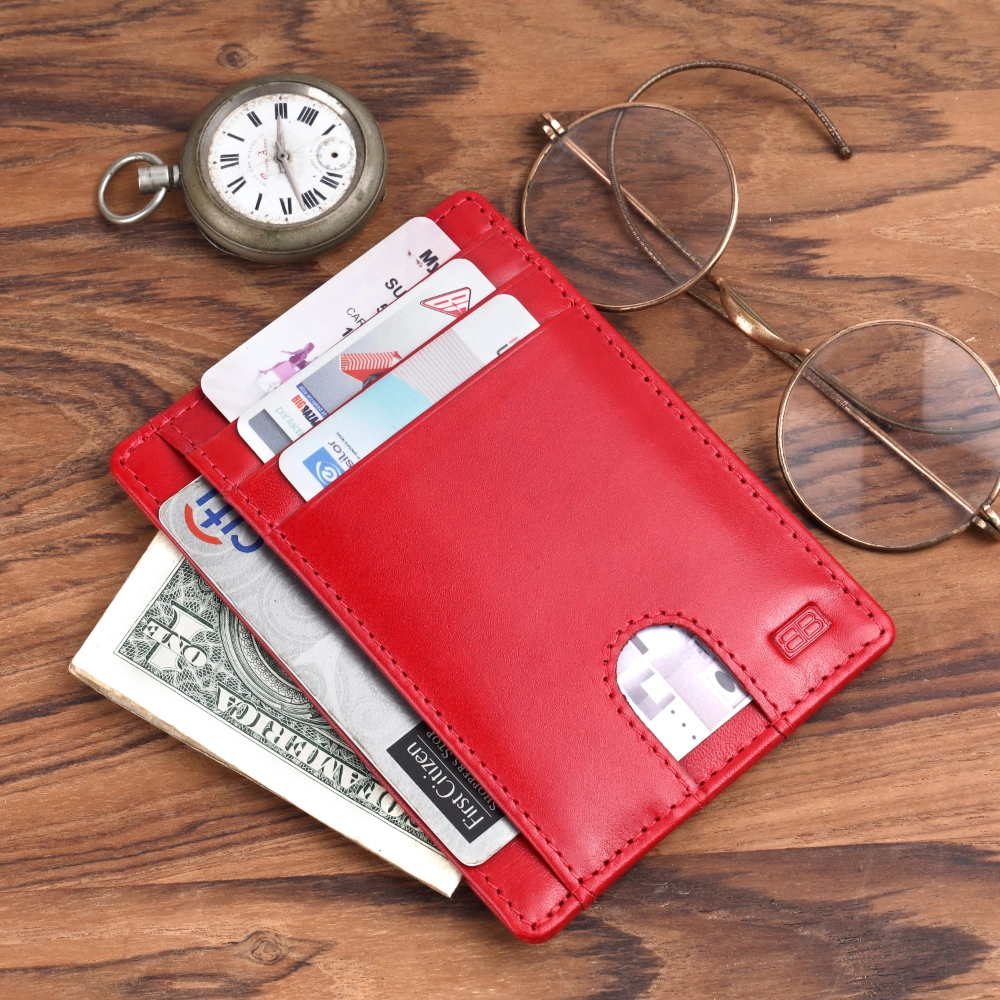 RFID Protected Genuine Leather Card Holder for Daily Use - Image 4