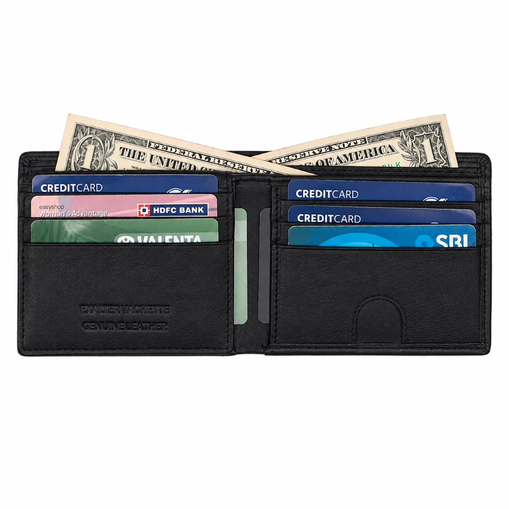 Slim RFID Blocking Wallet for Men with ID Window Slot - Image 8